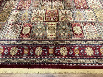 Karastan Bakhtiyari Rug Antique Legends Wool Carpet Multicolor Panel 8.8 x 10