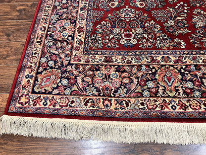 Karastan Rug Red Sarouk 10x18 Wool Carpet Original 700 Series Vintage Large Oriental Rug