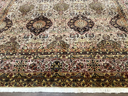 Indian Agra Rug 9x12, Fine Oriental Carpet