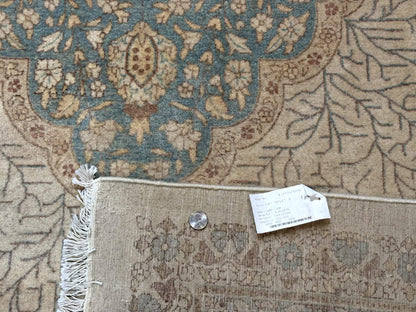 Palace Size Pak Persian Rug 12x18 Haji Jalili Design Hand Knotted Wool Oat Blue