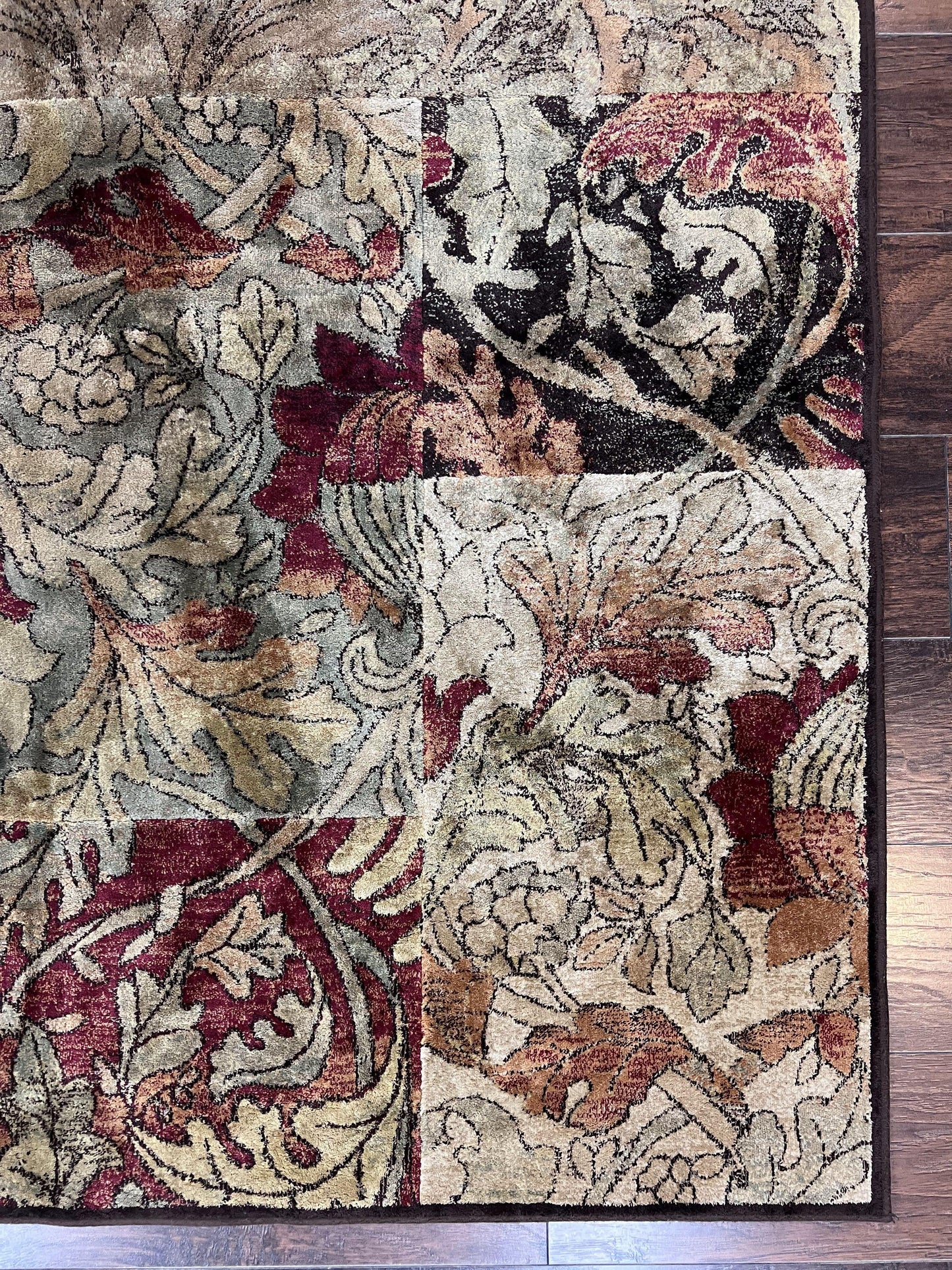 Modern Abstract Area Rug 5x7 Floral Design Multicolor Contemporary Carpet