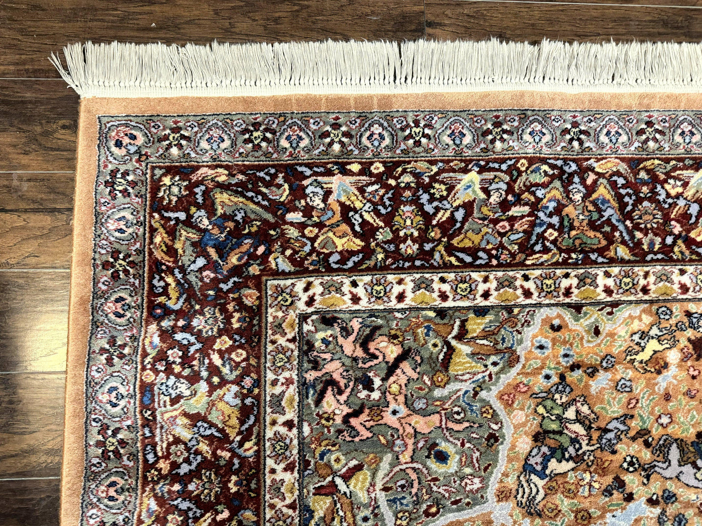 Karastan Rug 10x14 - Persian Hunting  #723 - Wool Pile, Vintage