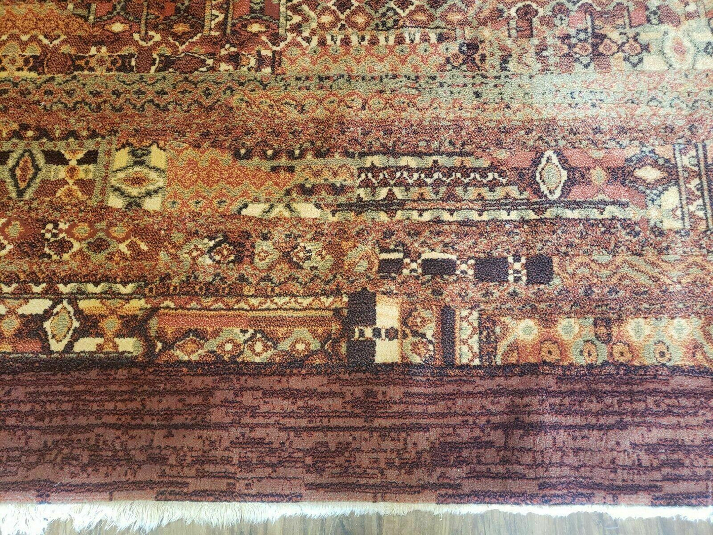 Couristan Wool Rug 8x11 Belgium Made Modern Contemporary Power Loomed