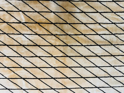 German Wool Rug 7x10 Hand Knotted Contemporary Area Carpet