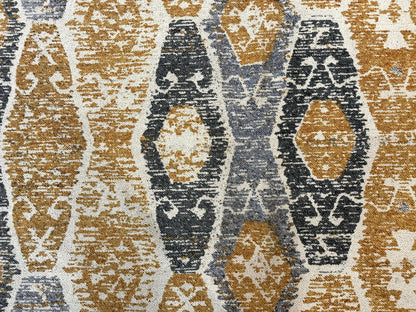 Handmade Indian Area Rug 8x10 Vintage Colorful Hemp Natural Material