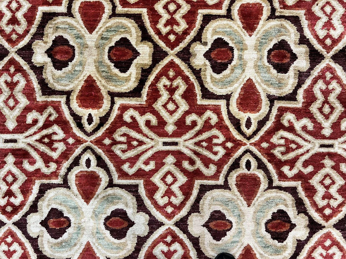 Portuguese Rug 9x12 Vintage Handmade Wool Carpet Handcrafted For Timeless Interiors