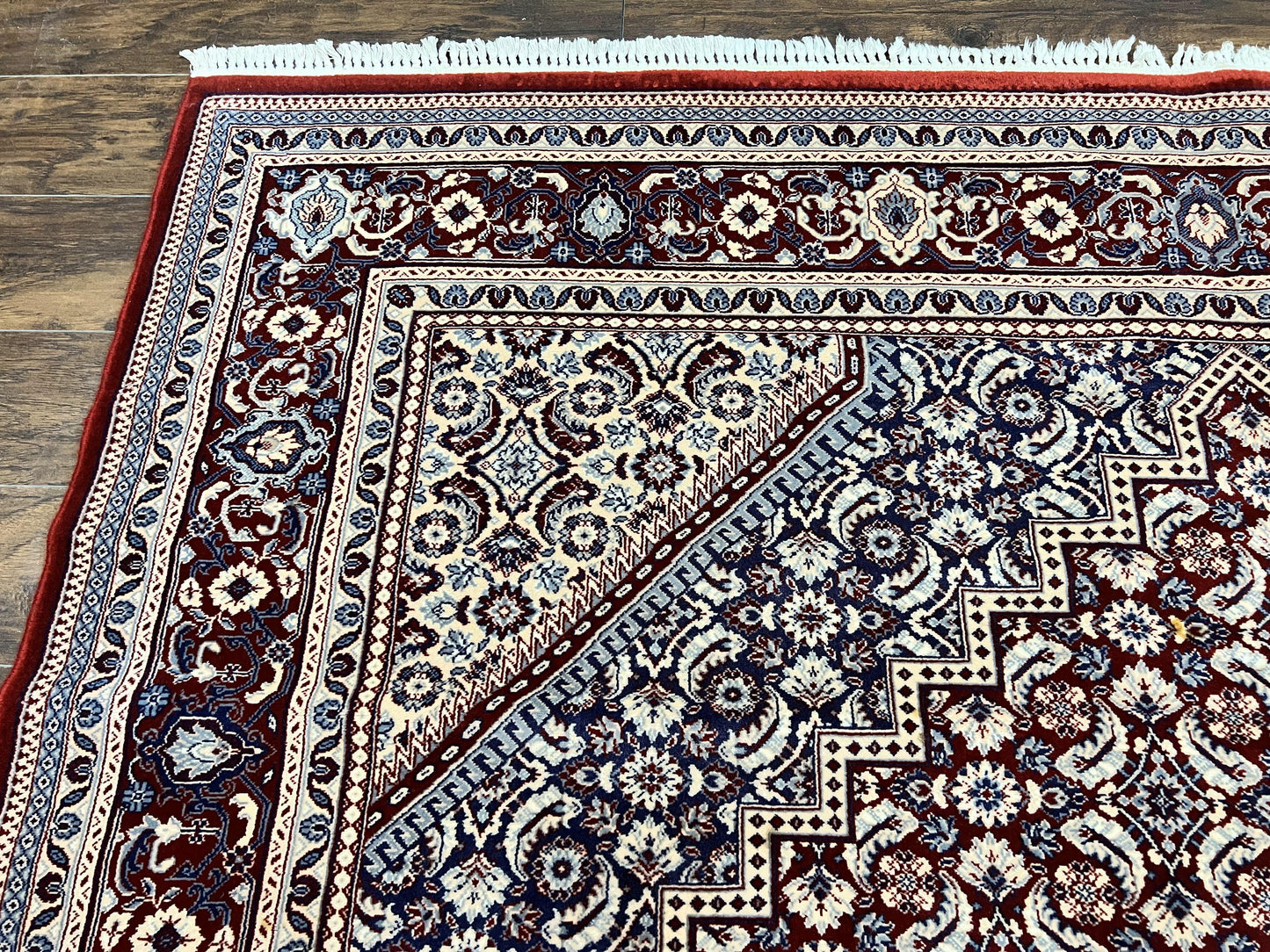 Karastan Rug 8x10, Kara Shah Red Bidjar, Belgium Power Loomed Rug, Wool Pile Karastan Rug, Vintage