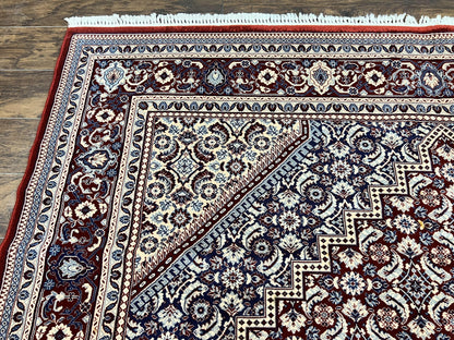 Karastan Rug 8x10, Kara Shah Red Bidjar, Belgium Power Loomed Rug, Wool Pile Karastan Rug, Vintage