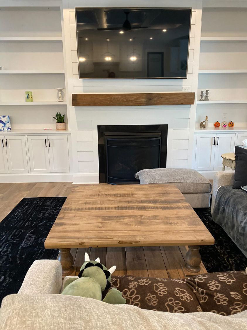 Balustrade Coffee Table Handcrafted Solid Wood