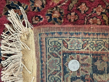 Persian Sarouk Rug 3x5, Antique Persian Carpet