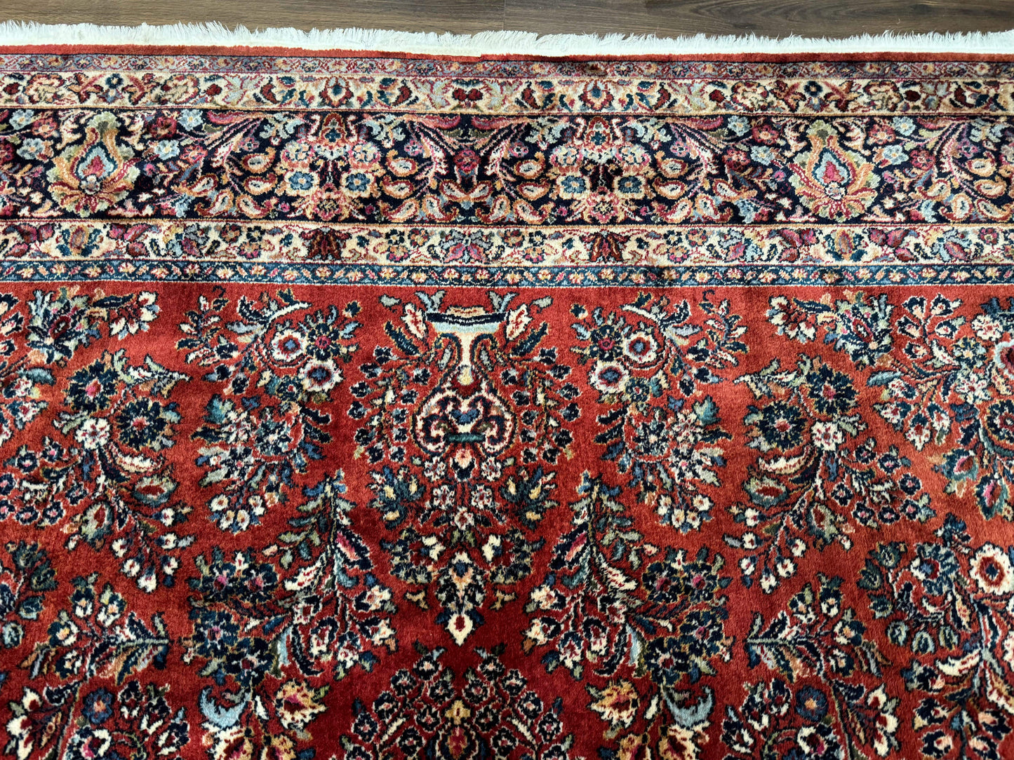 10x18 Karastan Sarouk Rug #785, Wool Large Palace Sized Vintage Karastan Carpet