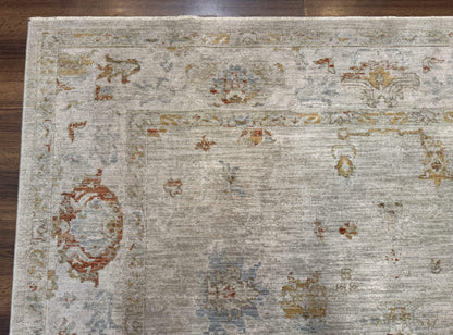 Modern Turkish Oushak Rug 7x9, Netural Colors