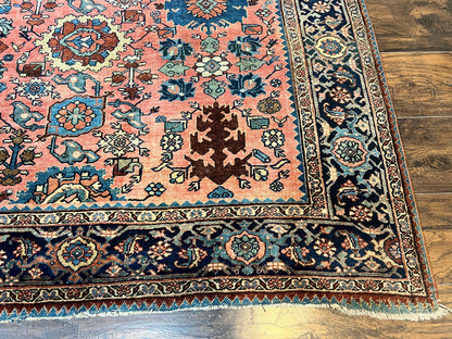 Rare Persian Sarouk Farahan Rug 9x15 – Antique Wool Carpet, Signed By Master Weaver