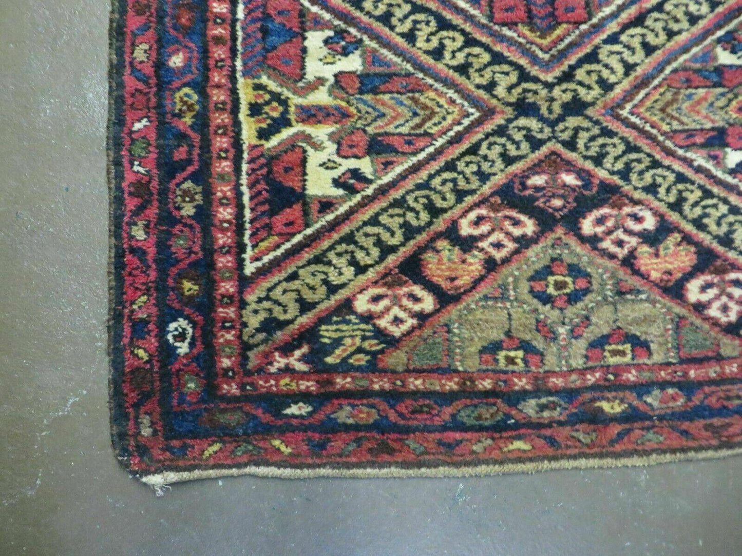 2' 6" X 9' Antique Handmade Turkish Anatolian Wool Runner Rug Nice