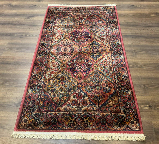 Karastan Kirman Multicolor Panel Rug 3x5 Wool Original 700 Series