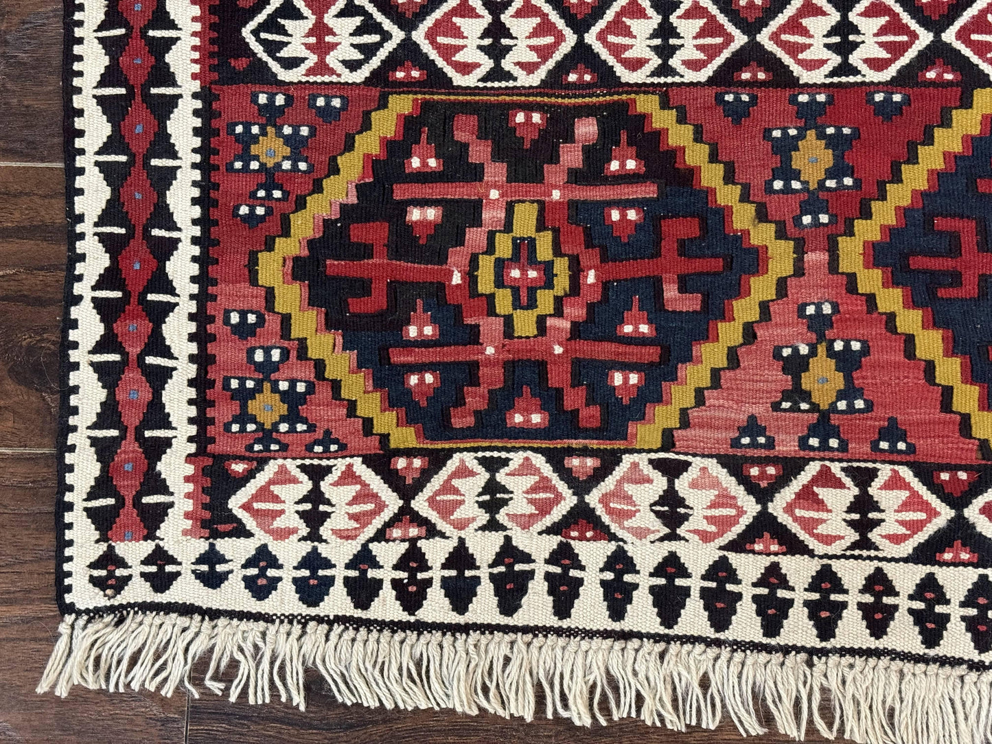 Kilim Rug 5x7 Caucasian Russian Flatweave Vintage Carpet Tribal Boho