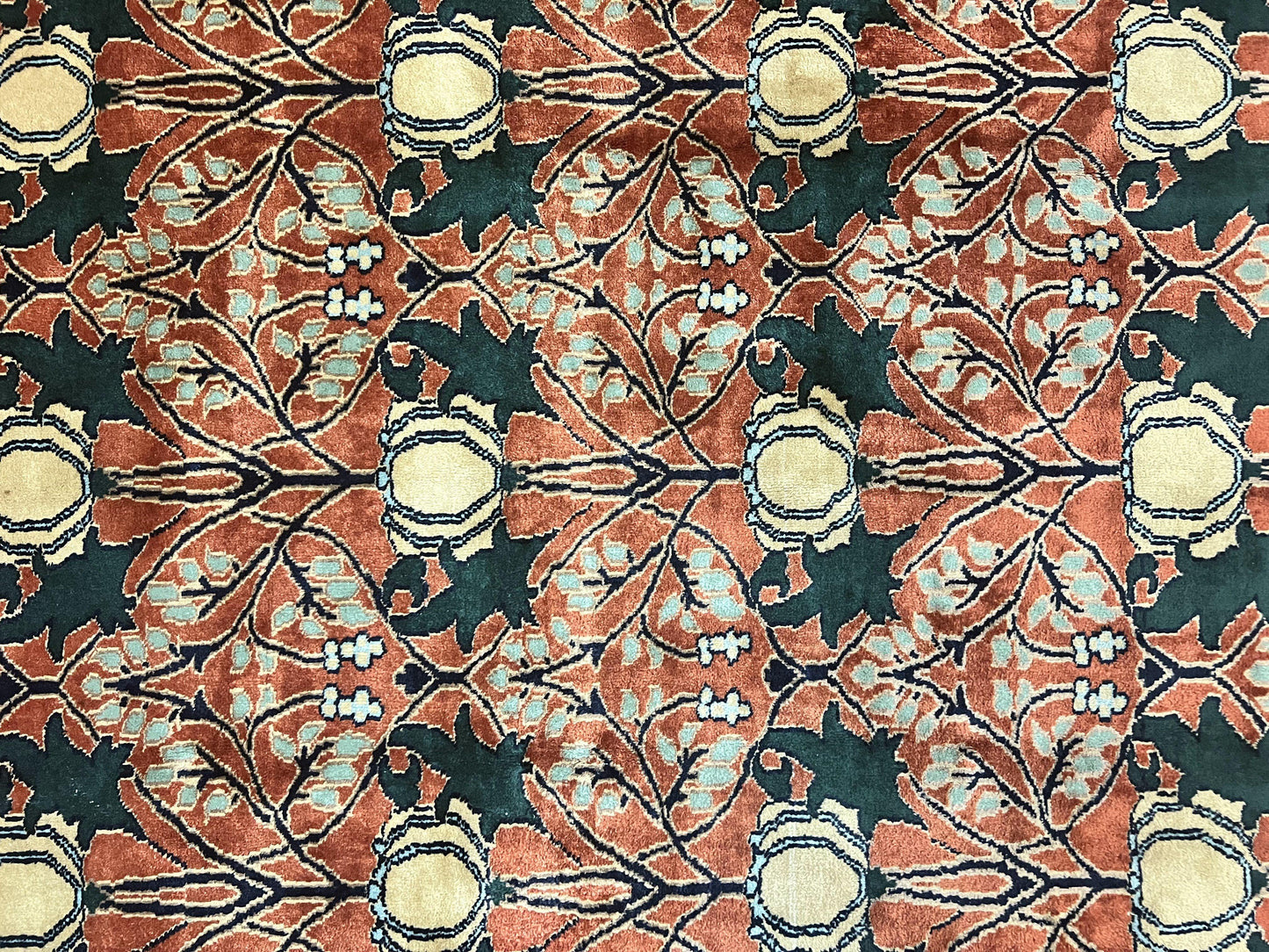 Bidjar Rug 8x10 Handmade Vintage Wool Indo Persian Red Black Carpet