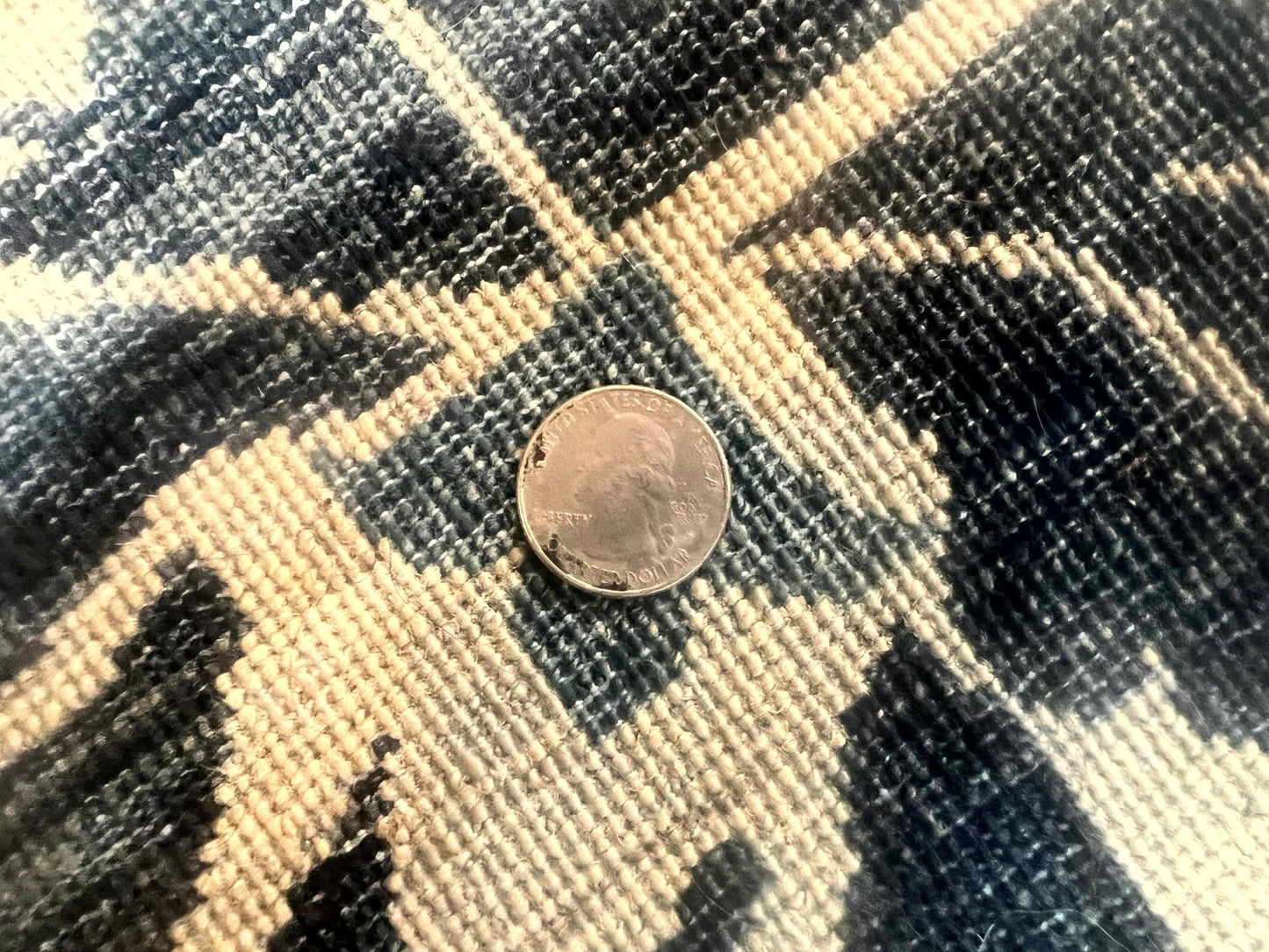 Sino Persian Rug Hand Knotted Wool Carpet 6x9 Floral Allover Blue Cream Tan