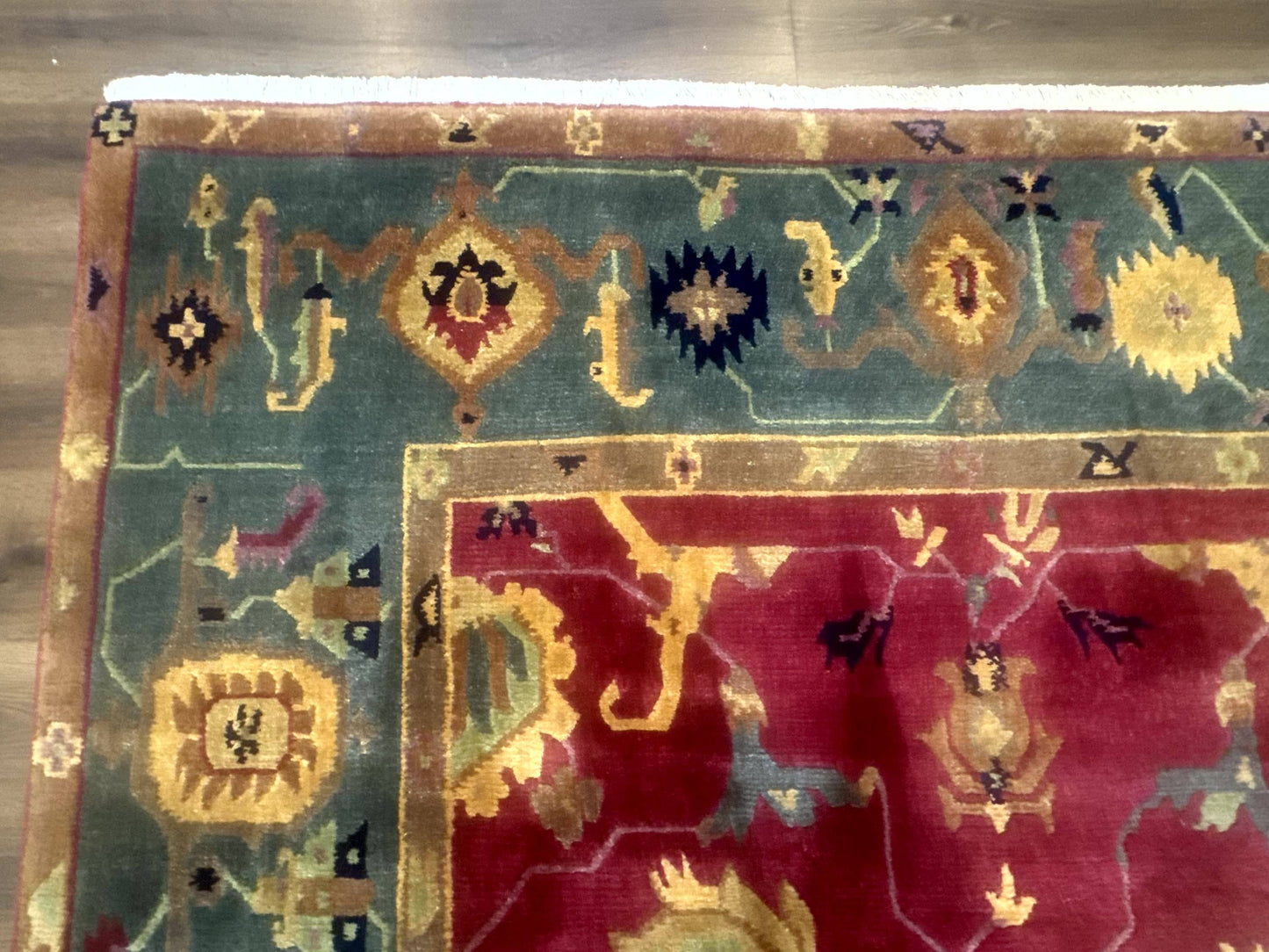 Tufenkian Tibetan Rug 8x10 Hand Knotted Wool Pile Room Sized Carpet