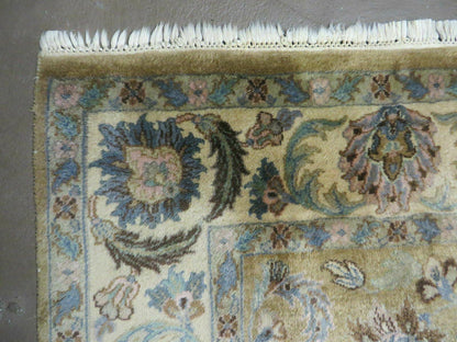 Jaipur Vintage Wool Rug Handcrafted Indian Floral