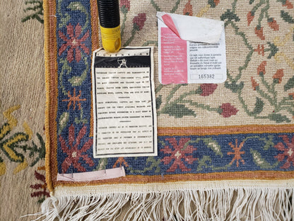 Tufenkian Tibetan Nepalese Rug Hand Knotted Wool Vintage Area Rug 5.9 By 8.6 Feet