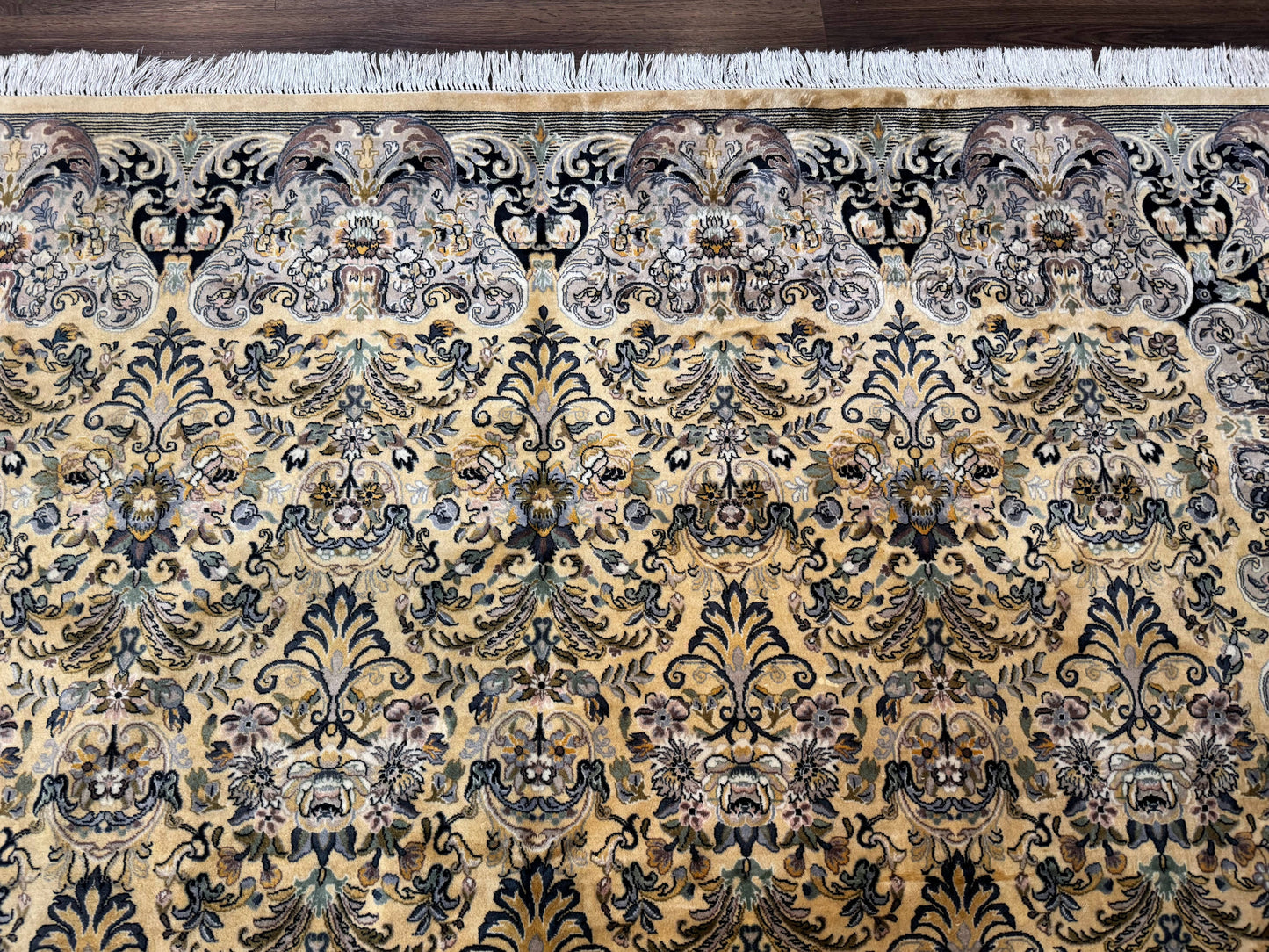 Pak Persian Rug 8x10, Allover Pattern, Fine 225 KPSI, Cream