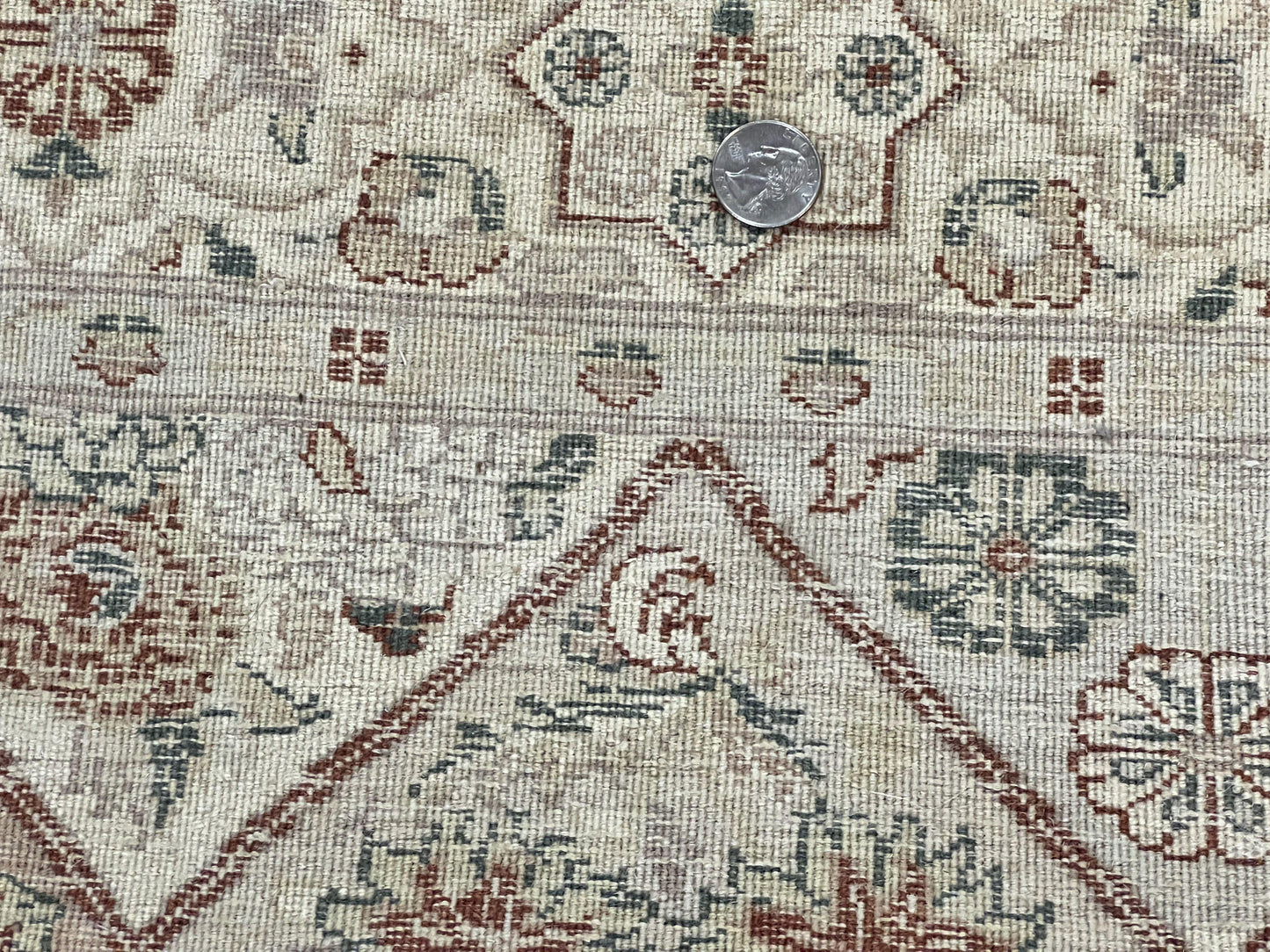 Pak Persiann Runner Rug 2.7 x 12, Handmade Wool Vintage Hallway Rug, Panel Design