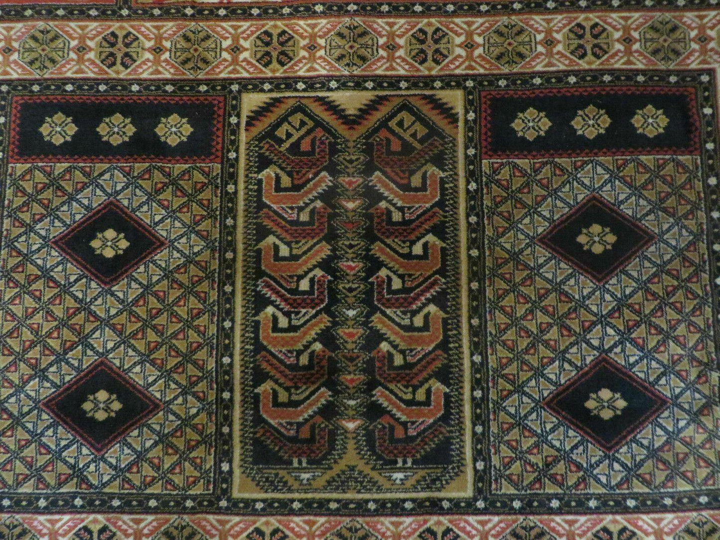 Couristan Rug 10x14, Large Belgium Power Loomed Wool Carpet 10 x 14 ft, Brown Tan Cream Oriental Rug, Living Room Rug, Large Area Rug