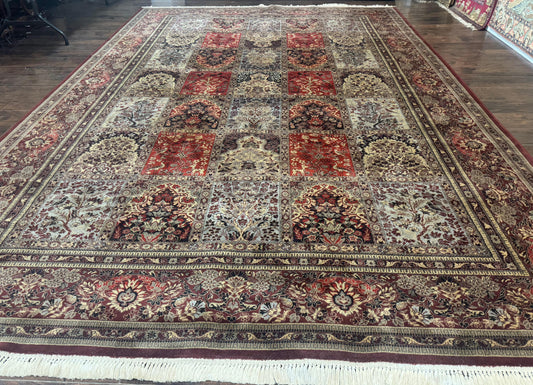 Couristan Rug Vintage Wool Oriental 10x14 Multicolor Panel Design