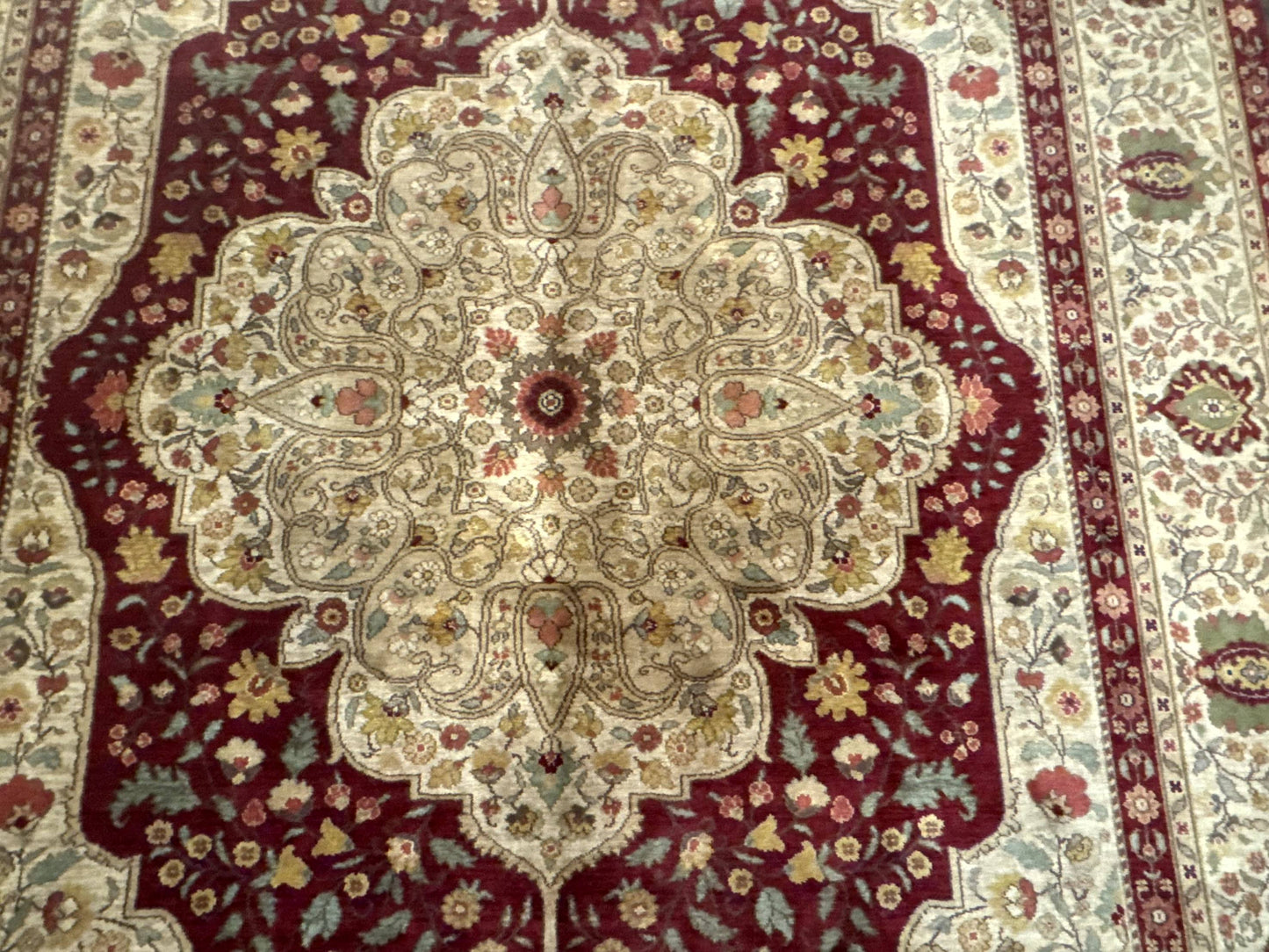 Karastan Rug Antique Legends Royal Tabriz Wool Pile Vintage Rare Design Collection