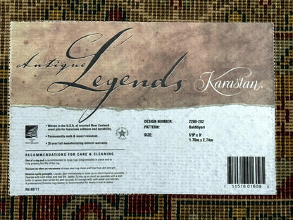 Karastan Rug Antique Legends Bakhtiyari Wool Pile Carpet Area Rug