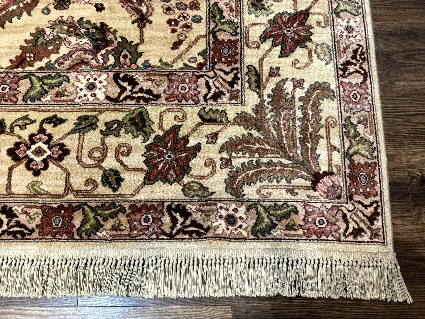 Karastan Agra Rug Wool Pile Vintage 8.8 x 10.6 Rare 700 Series Discontinued