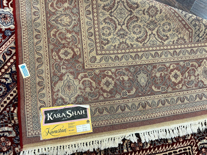 Karastan Rug 8x10, Kara Shah Red Bidjar, Belgium Power Loomed Rug, Wool Pile Karastan Rug, Vintage