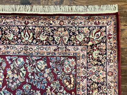 Karastan Rug 9x12 Red Sarouk #785, Wool Karastan Carpet, Discontinued Vintage, Original 700 Series, Karastan Area Rug