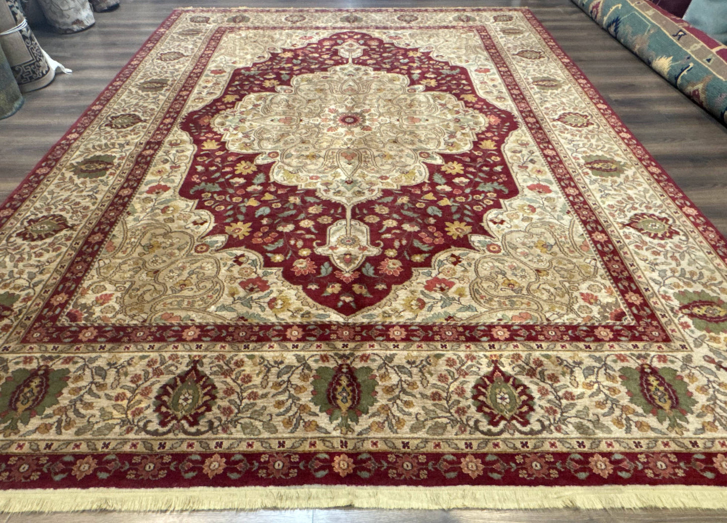 Karastan Rug Antique Legends Royal Tabriz Wool Pile Vintage Rare Design Collection