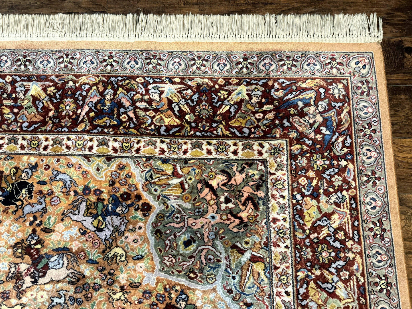 Karastan Rug 10x14 - Persian Hunting  #723 - Wool Pile, Vintage