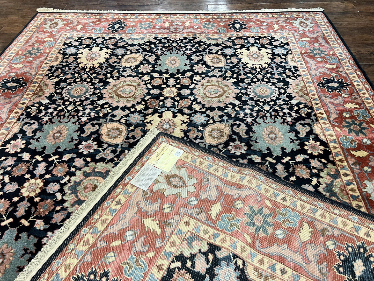 Karastan Rug 8 x 11.7, Karastan Williamsburg Kurdish Pattern 559, Wool Pile Vintage Karastan Carpet, Discontinued, Room SIzed Area Rug