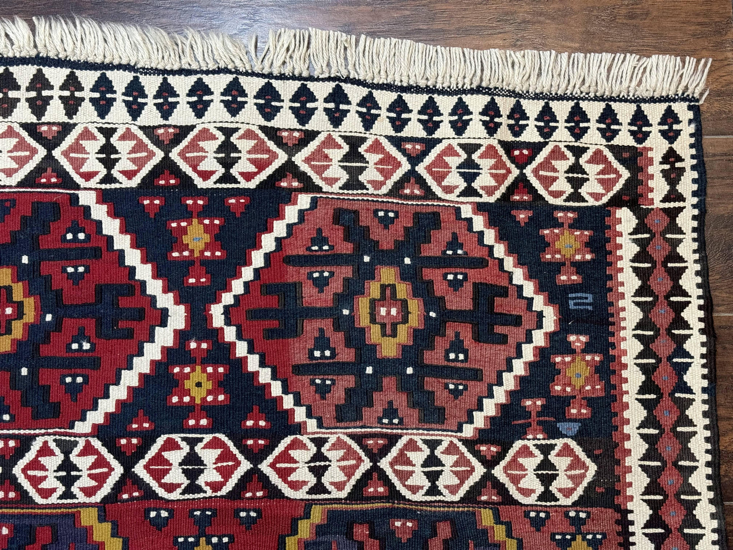 Kilim Rug 5x7 Caucasian Russian Flatweave Vintage Carpet Tribal Boho