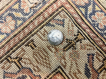 Turkish Kayseri Silk Rug 4x6 Tree of Life Handmade Hand Knotted Vintage