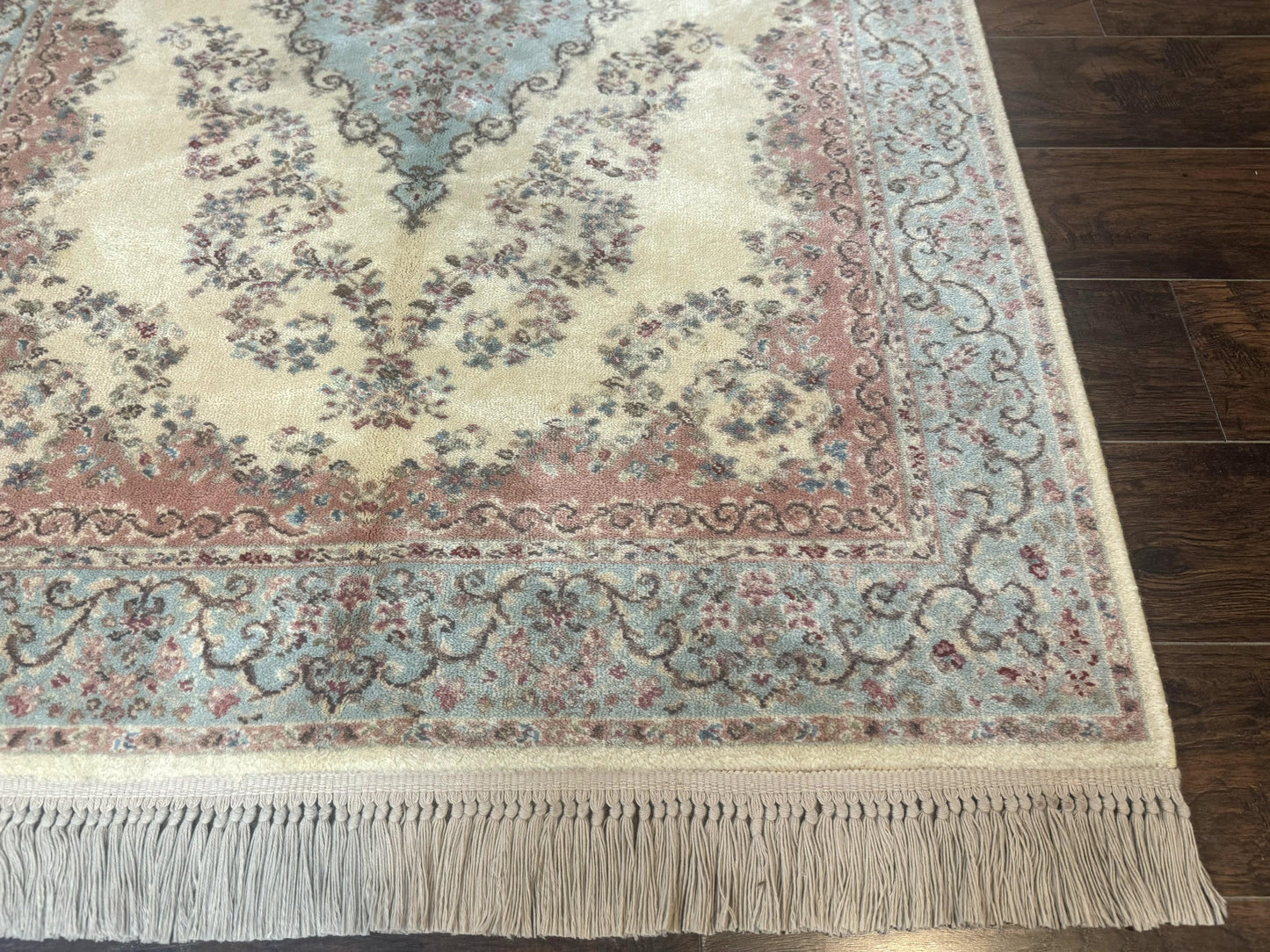 Karastan Rug 4x6, Pastel Ivory Kirman Rug #784, Wool Karastan Carpet, Original 700 Series, Vintage Karastan Area Rug, Discontinued