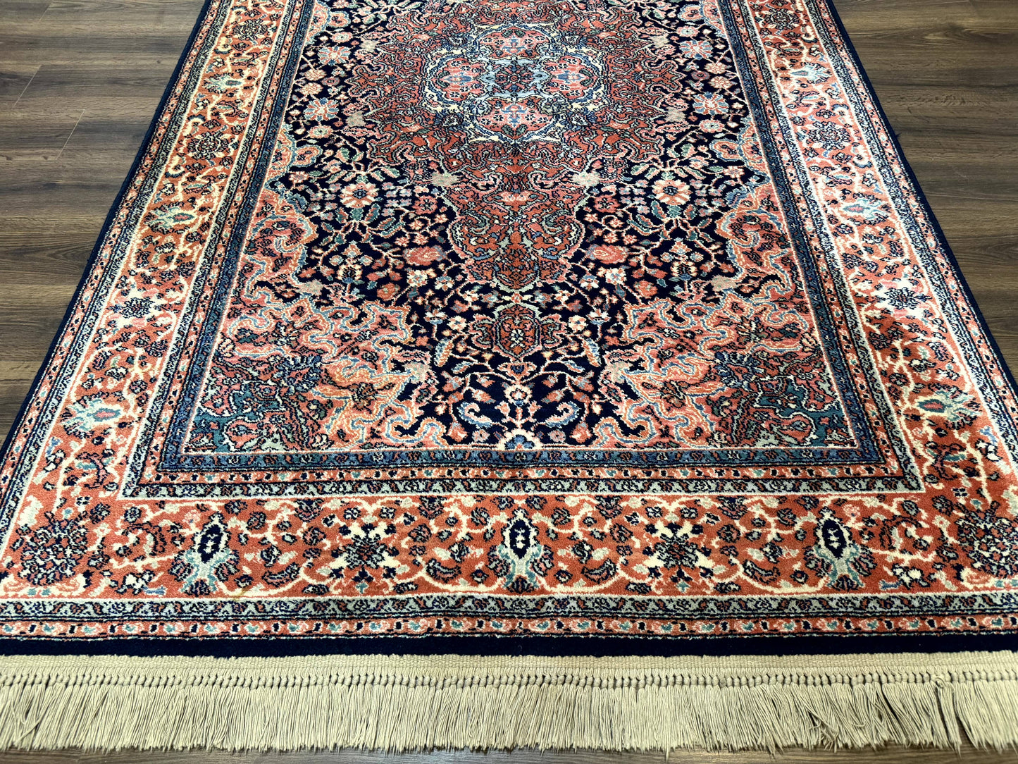 Karastan Kashan Medallion Rug 741 Wool Pile Vintage Original 700 Series