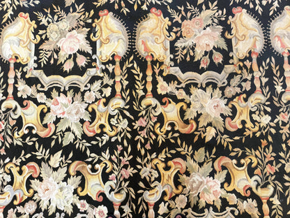 Palace Size Aubusson Rug 12x18 Vintage Handmade Handwoven Wool Masterpiece