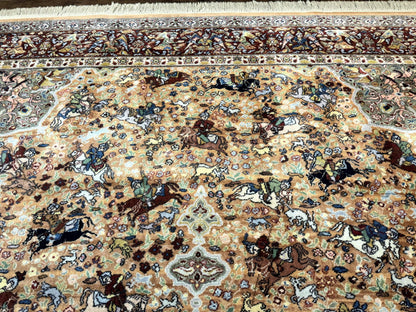 Karastan Rug 10x14 - Persian Hunting  #723 - Wool Pile, Vintage