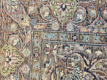 Pak Persian Rug 5x7 Navy Blue Hand Knotted Wool Floral Medallion Oriental Carpet