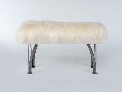 32″ Split Leg Bench (Icelandic Fur)