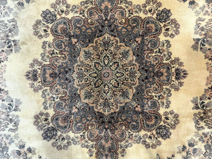 Belgium Power Loomed Wool Rug 6.9 X 9.6 Vintage Oriental Carpet