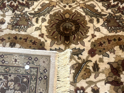 Indo Persian Mahal Rug 8x10 Floral Traditional Wool Oriental Carpet