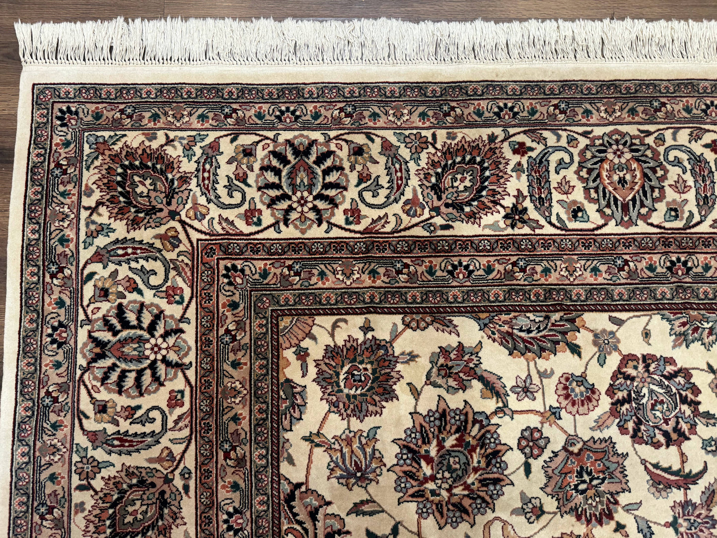 Pak Persian Rug 9x12 Hand Knotted Wool Allover Pattern Oriental Carpet