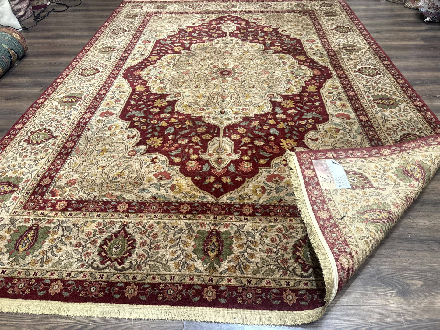 Karastan Rug Antique Legends Royal Tabriz Wool Pile Vintage Rare Design Collection