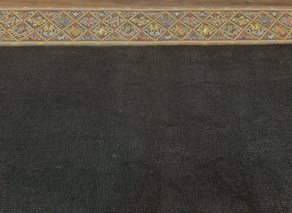 Stark Area Rug Palace Size 12x19 Black Wool Contemporary Carpet